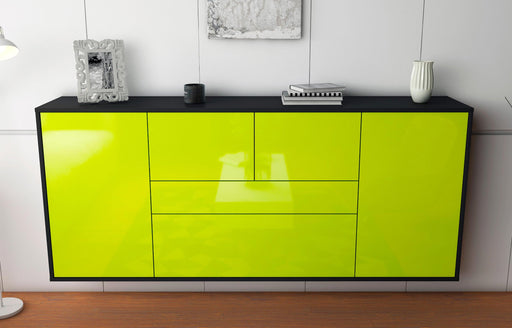 Sideboard Orange, Grün, hängend (180x79x35cm)