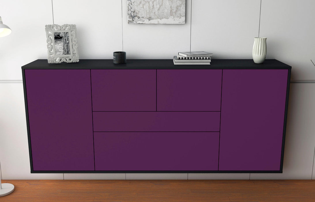 Sideboard Orange, Lila, hängend (180x79x35cm)