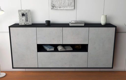 Sideboard Warren, Beton, hängend (180x79x35cm)