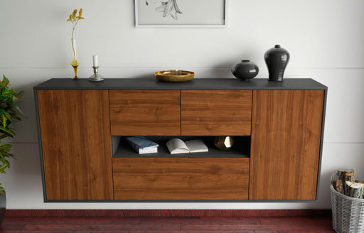 Sideboard Warren, Walnuss, hängend (180x79x35cm)