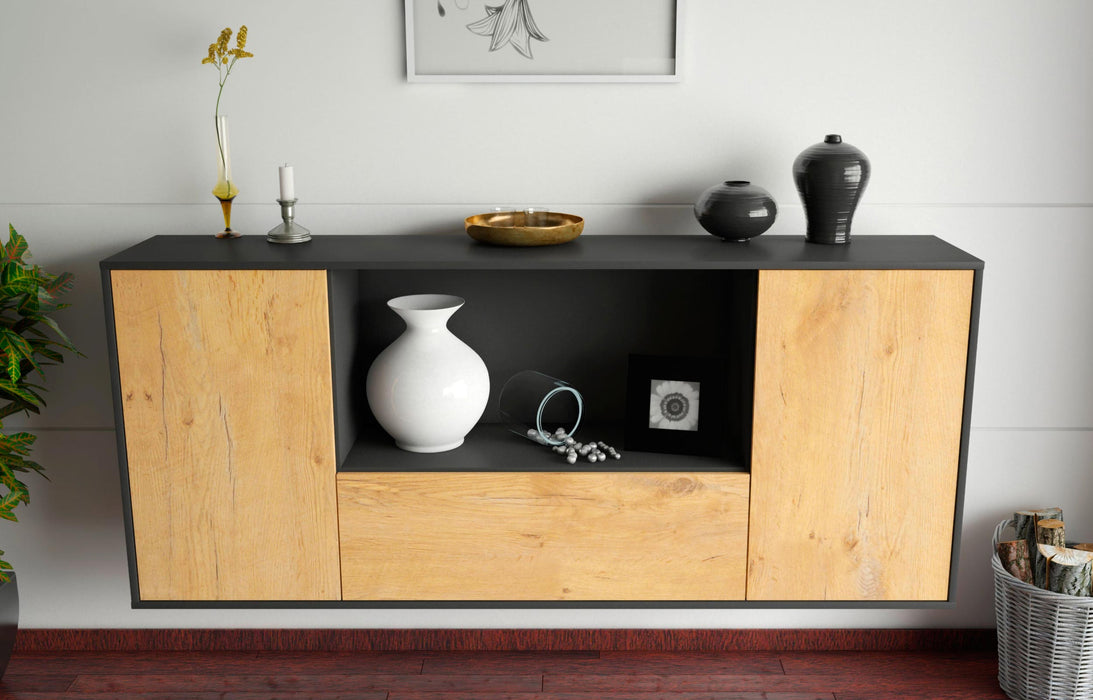 Sideboard Fort Collins, Eiche, hängend (180x79x35cm)