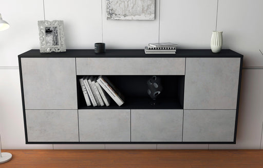 Sideboard Fullerton, Beton, hängend (180x79x35cm)