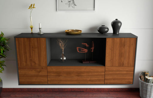 Sideboard Sunnyvale, Walnuss, hängend (180x79x35cm)