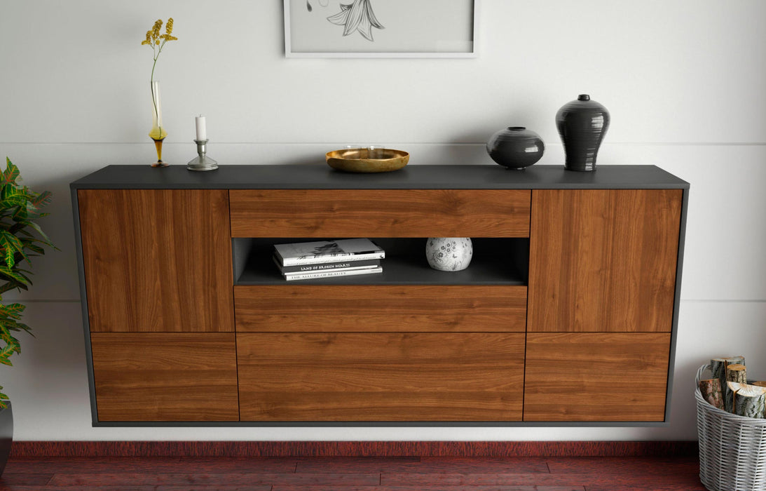 Sideboard Savannah, Walnuss, hängend (180x79x35cm)