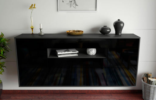 Sideboard Savannah, Schwarz, hängend (180x79x35cm)