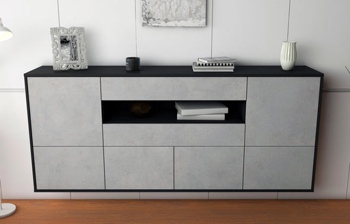 Sideboard McAllen, Beton, hängend (180x79x35cm)