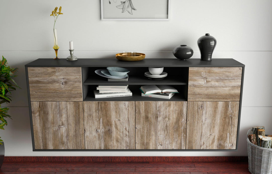 Sideboard Cedar Rapids, Treibholz, hängend (180x79x35cm)