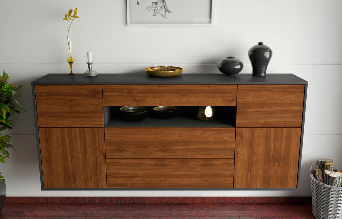 Sideboard Elizabeth, Walnuss, hängend (180x79x35cm)