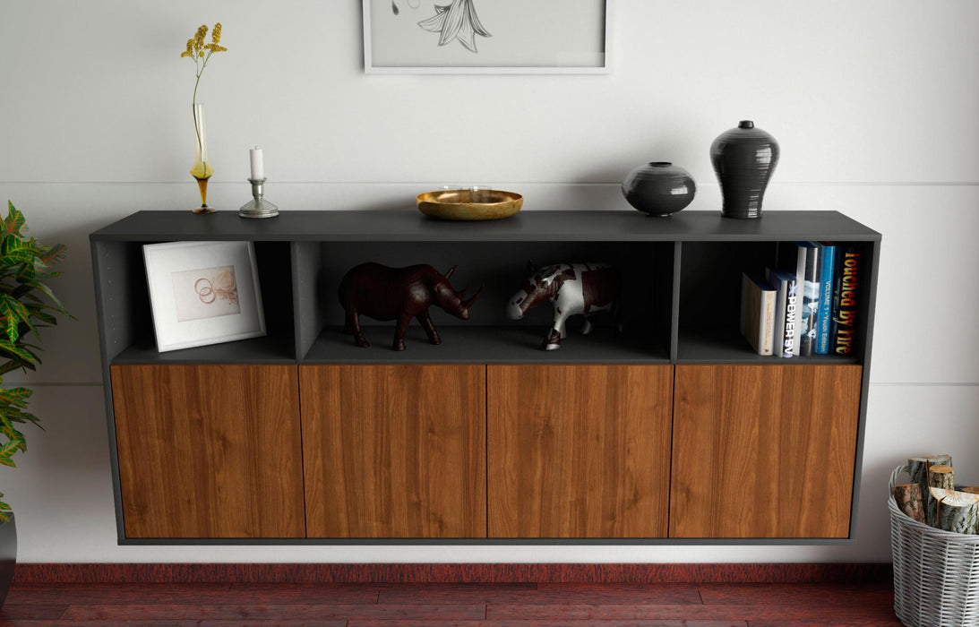 Sideboard Columbia, Walnuss, hängend (180x79x35cm)