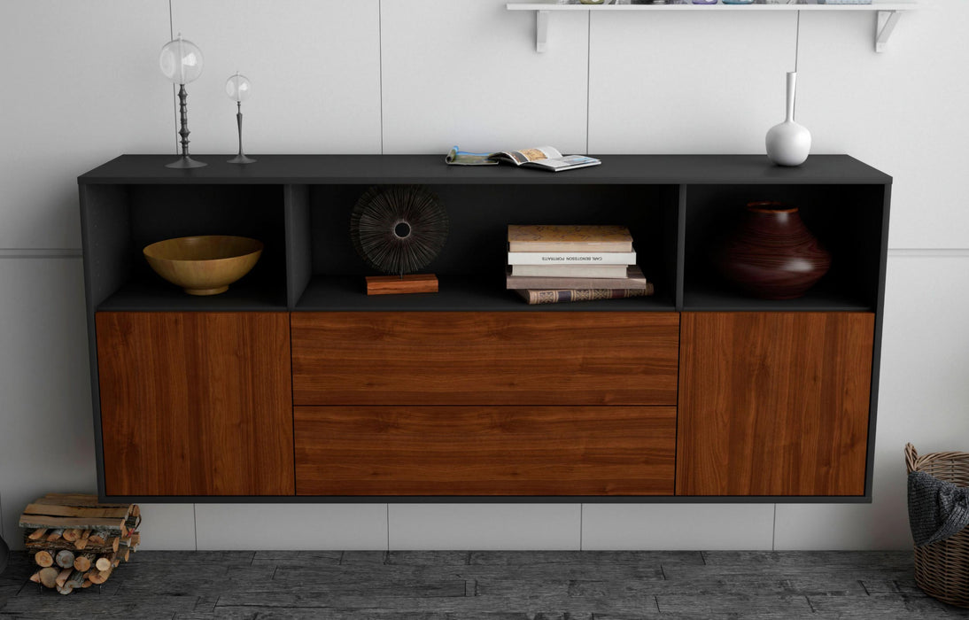 Sideboard Hartford, Walnuss, hängend (180x79x35cm)