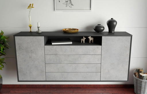 Sideboard New Haven, Beton, hängend (180x79x35cm)