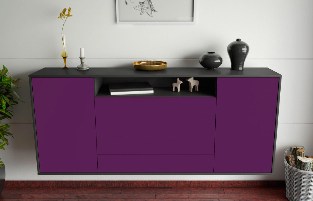 Sideboard New Haven, Lila, hängend (180x79x35cm)