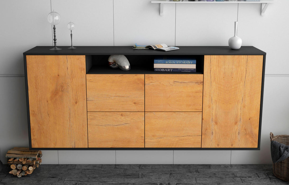 Sideboard Carrollton, Eiche, hängend (180x79x35cm)