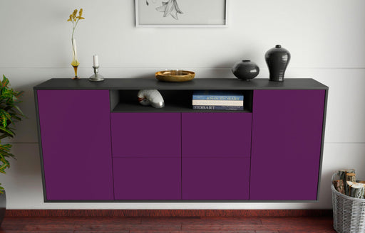 Sideboard Carrollton, Lila, hängend (180x79x35cm)