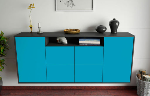 Sideboard Carrollton, Türkis, hängend (180x79x35cm)