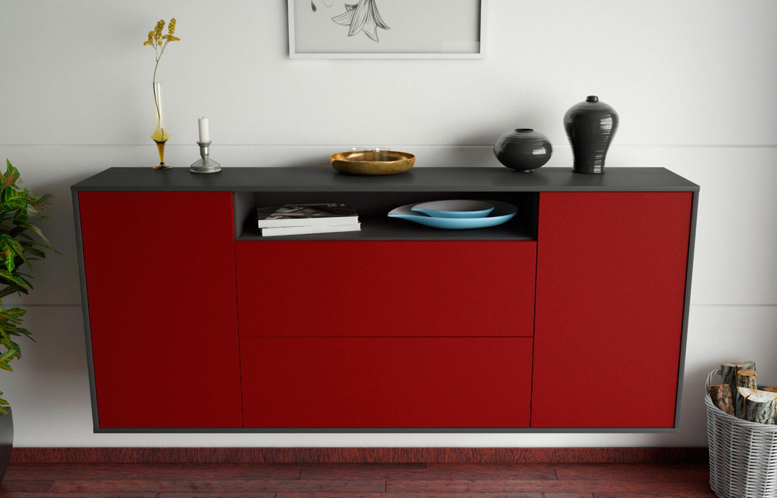 Sideboard Thousand Oaks, Bordeaux, hängend (180x79x35cm)