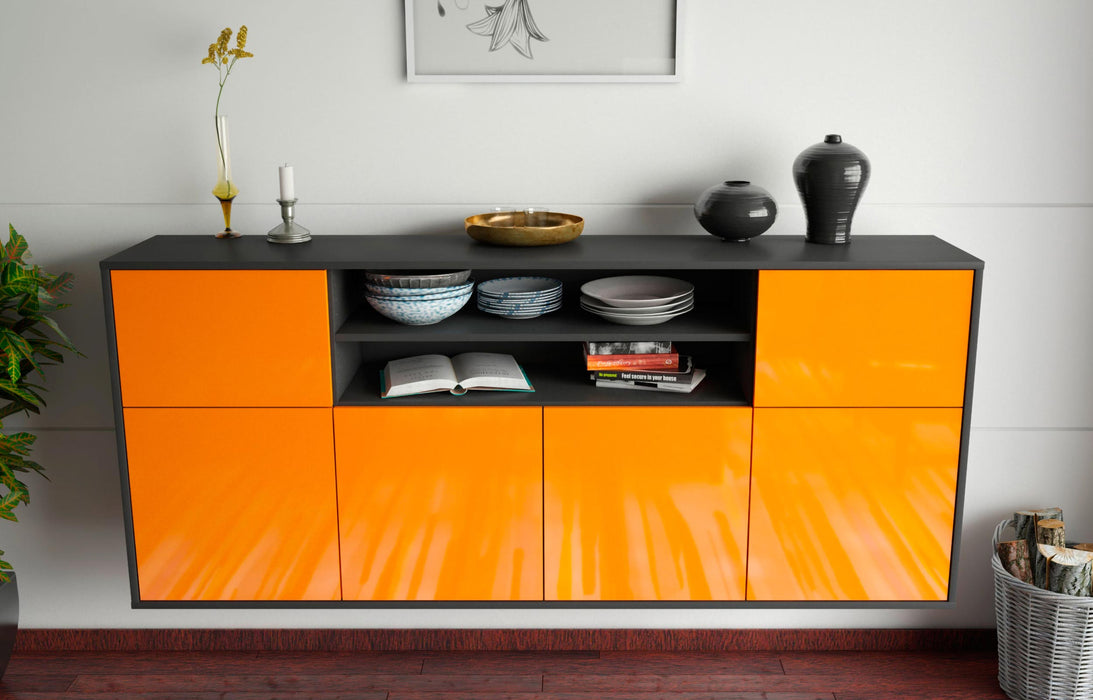 Sideboard Topeka, Orange, hängend (180x79x35cm)