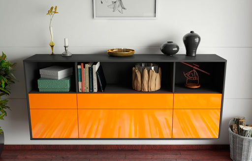 Sideboard Cary, Orange, hängend (180x79x35cm)