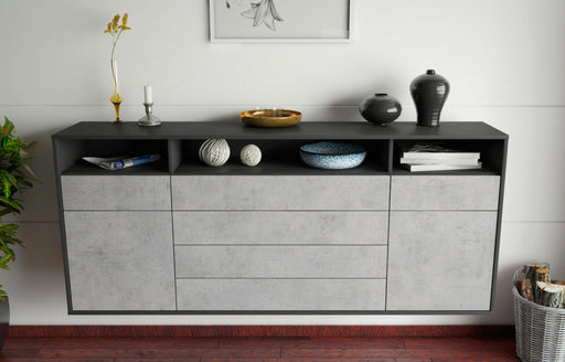 Sideboard Bellevue, Beton, hängend (180x79x35cm)