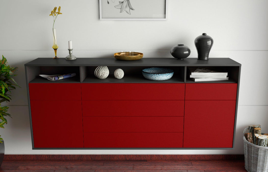 Sideboard Bellevue, Bordeaux, hängend (180x79x35cm)