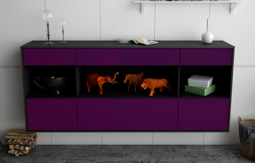 Sideboard Clarksville, Lila, hängend (180x79x35cm)