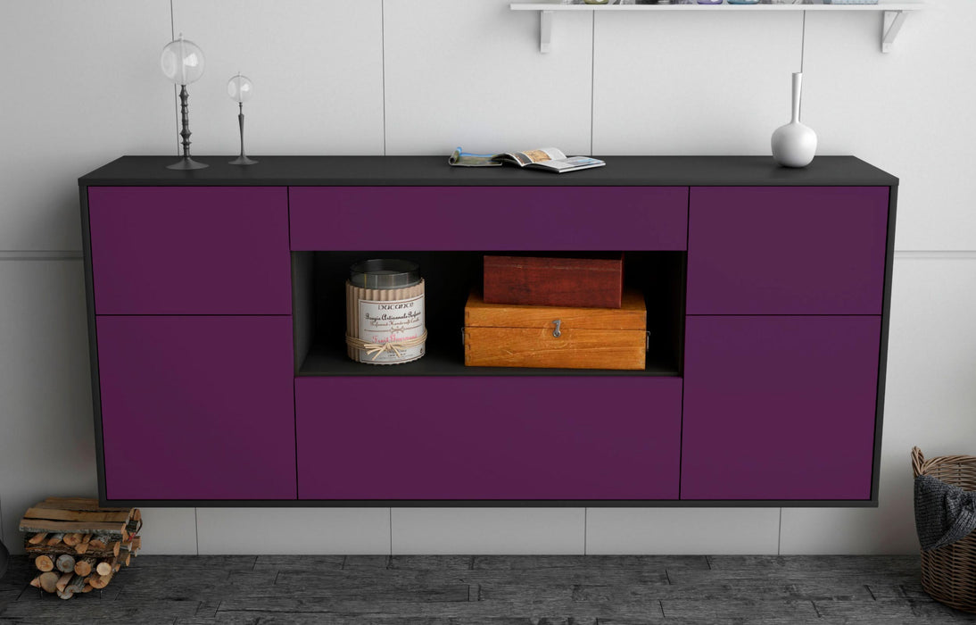 Sideboard Visalia, Lila, hängend (180x79x35cm)