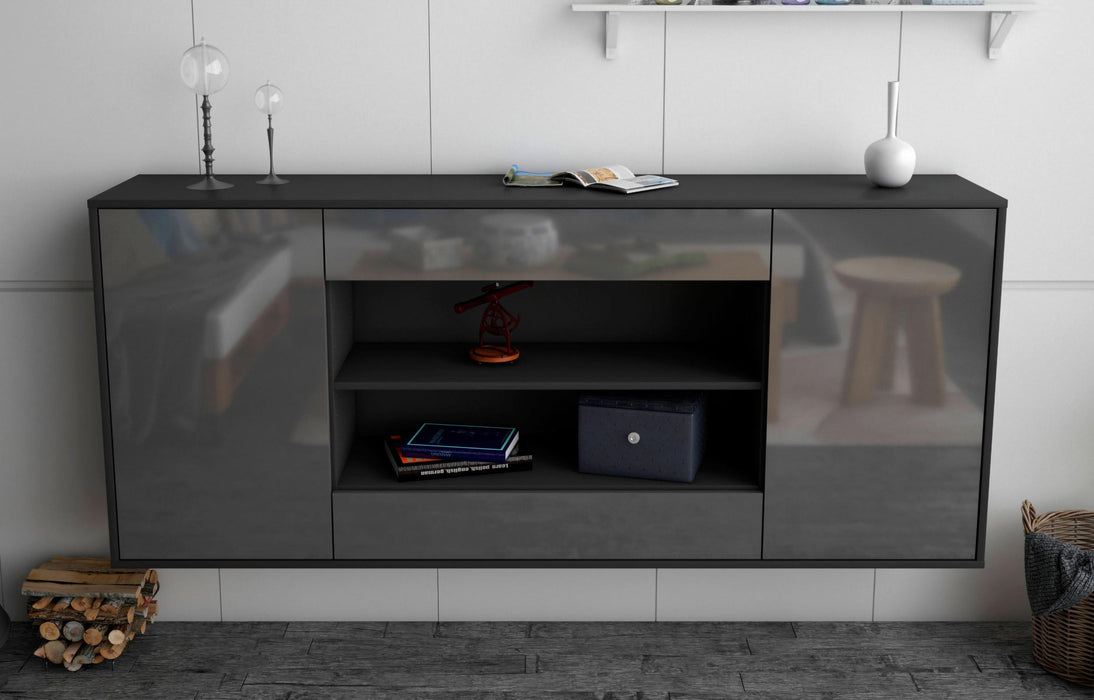 Sideboard Olathe, Grau, hängend (180x79x35cm)