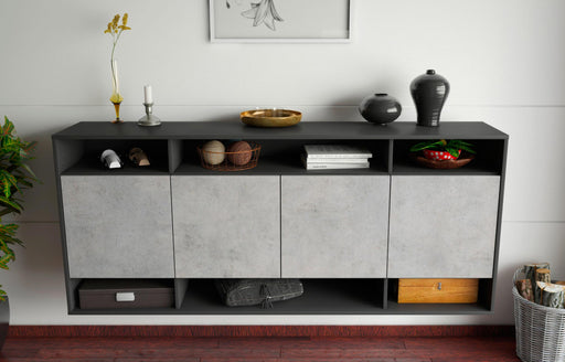 Sideboard Provo, Beton, hängend (180x79x35cm)