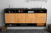 Sideboard Provo, Eiche, hängend (180x79x35cm)