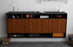 Sideboard Provo, Walnuss, hängend (180x79x35cm)