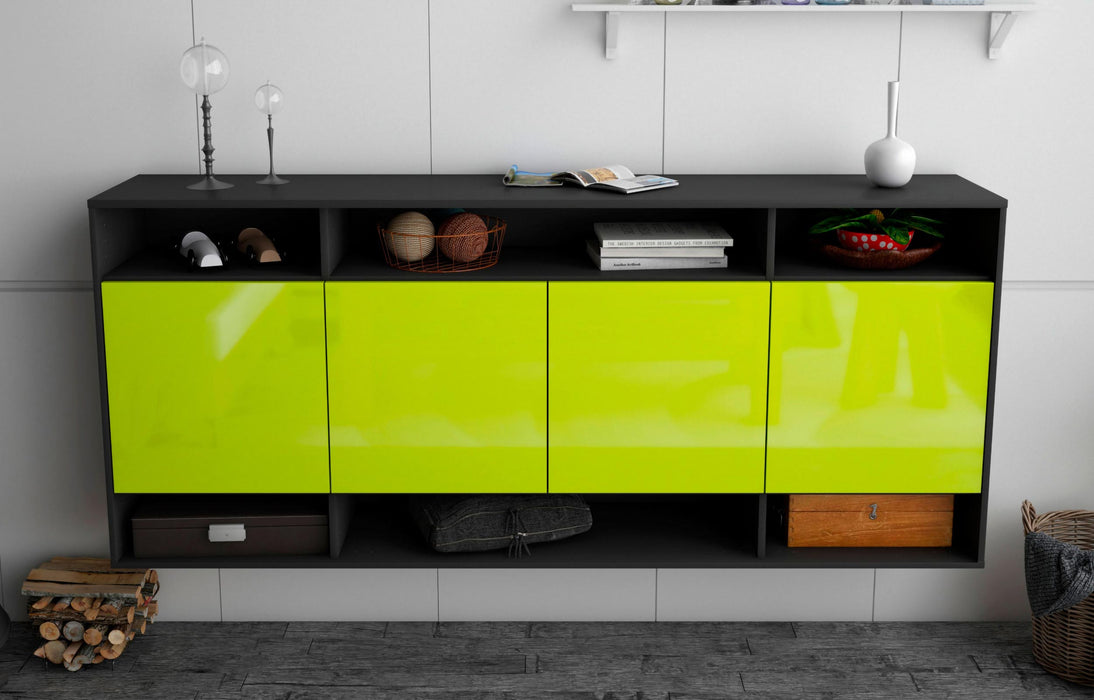 Sideboard Provo, Grün, hängend (180x79x35cm)