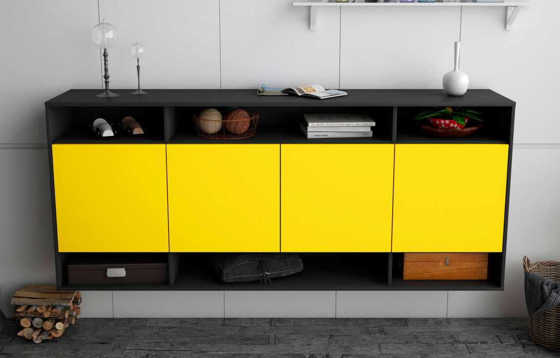 Sideboard Provo, Gelb, hängend (180x79x35cm)