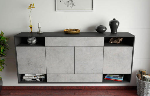 Sideboard Evansville, Beton, hängend (180x79x35cm)