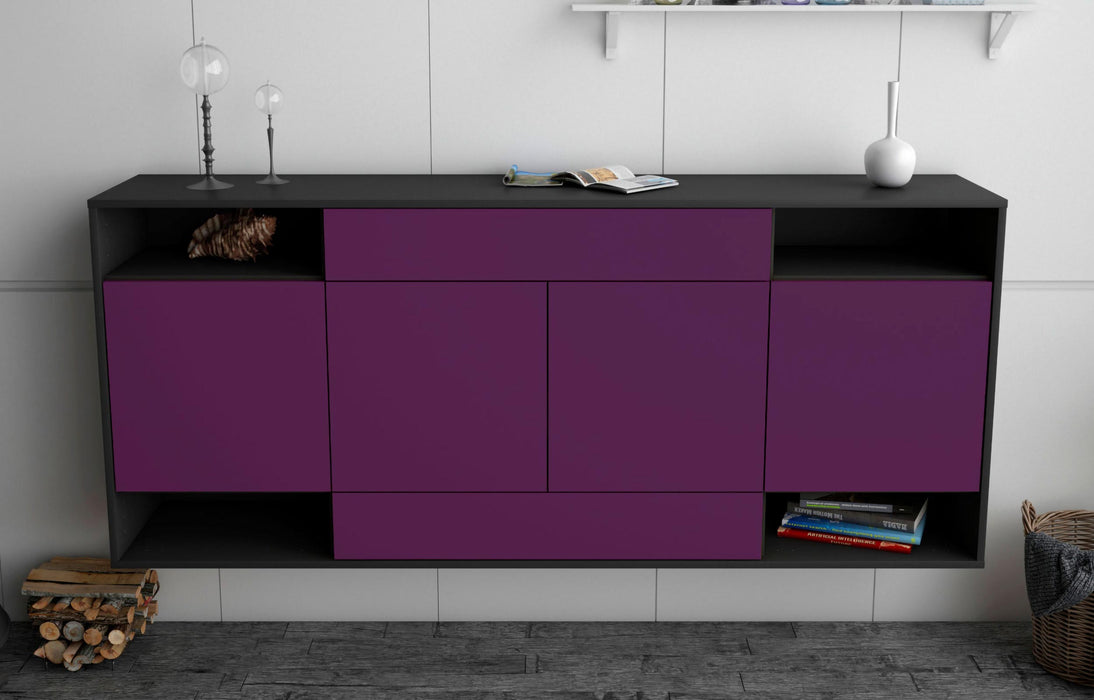 Sideboard Evansville, Lila, hängend (180x79x35cm)