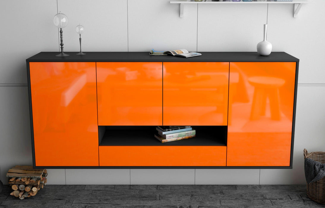 Sideboard Abilene, Orange, hängend (180x79x35cm)