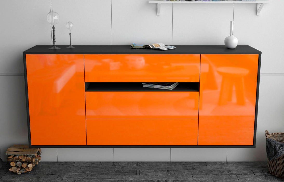 Sideboard McKinney, Orange, hängend (180x79x35cm)