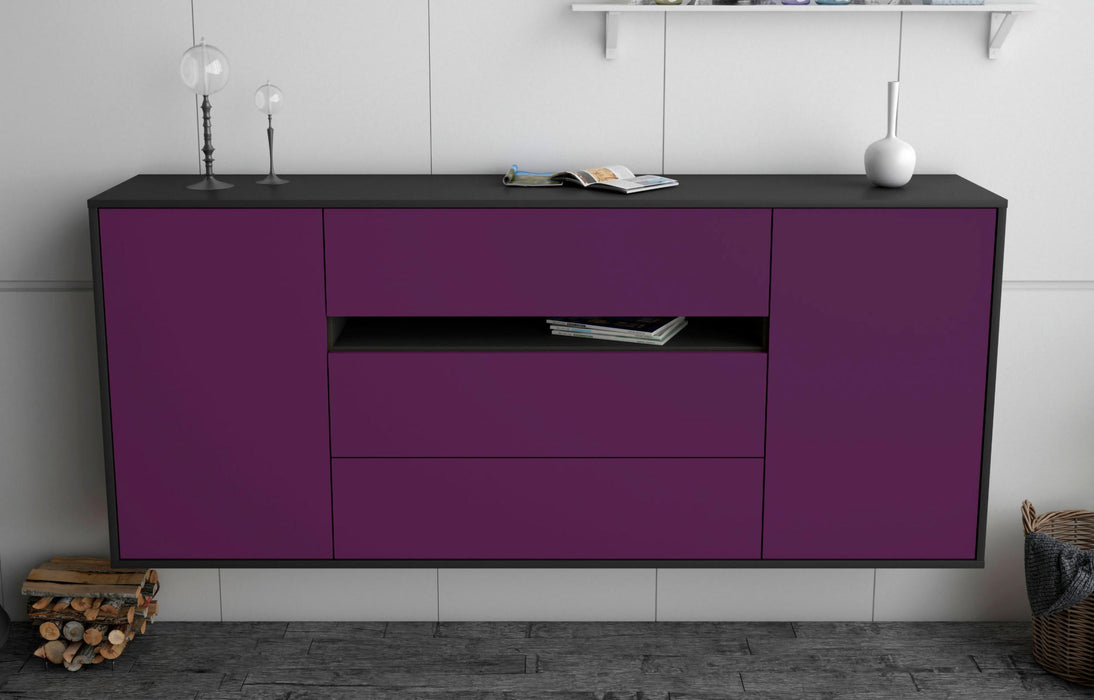 Sideboard McKinney, Lila, hängend (180x79x35cm)