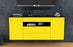 Sideboard Vallejo, Gelb, hängend (180x79x35cm)