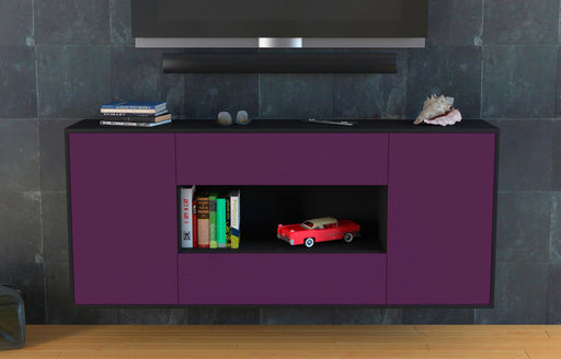 Sideboard Denton, Lila, hängend (180x79x35cm)