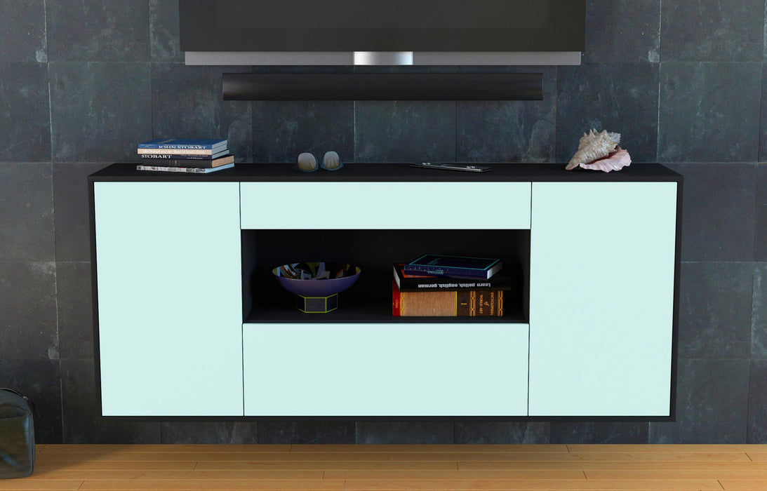 Sideboard Ann Arbor, Mint, hängend (180x79x35cm)