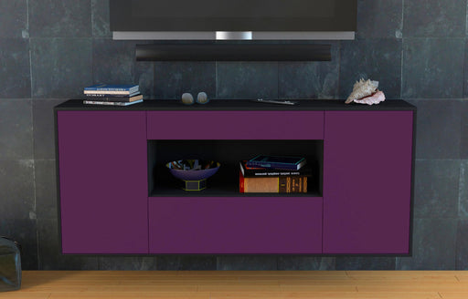 Sideboard Ann Arbor, Lila, hängend (180x79x35cm)