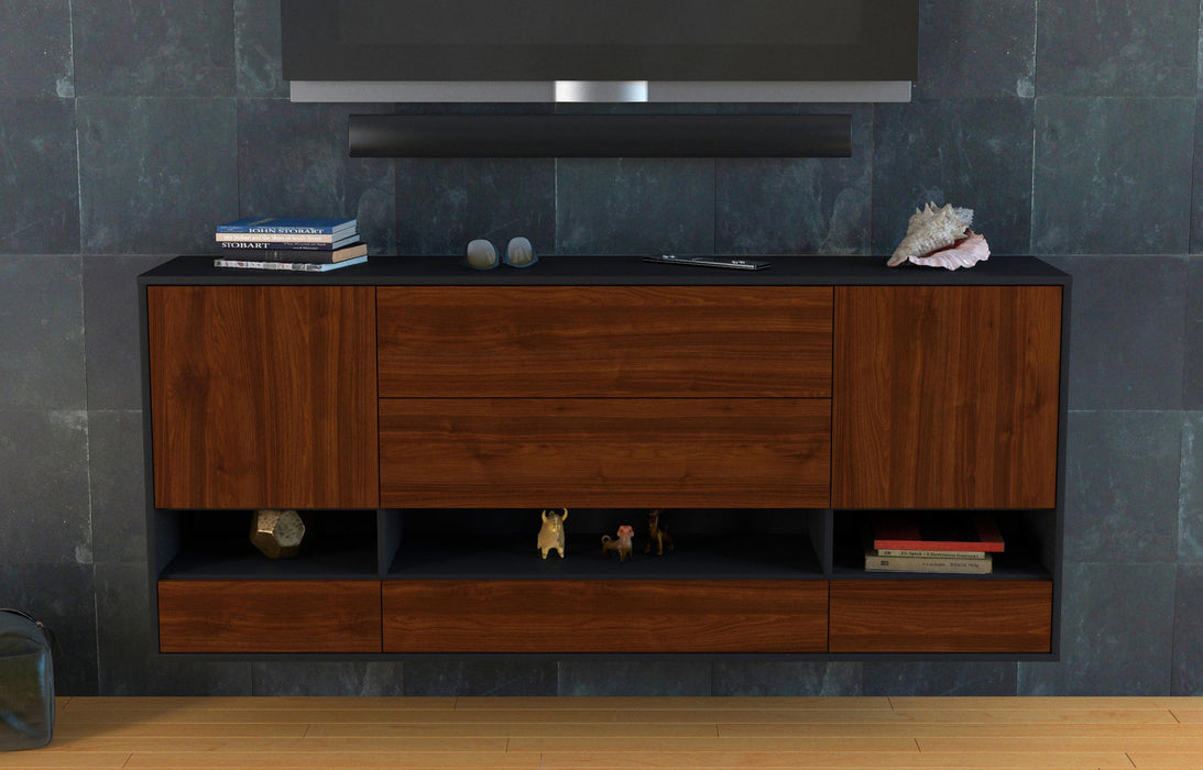 Sideboard Lafayette, Walnuss, hängend (180x79x35cm)