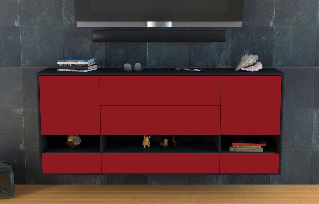 Sideboard Lafayette, Bordeaux, hängend (180x79x35cm)