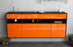 Sideboard Inglewood, Orange, hängend (180x79x35cm)