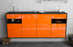 Sideboard Killeen, Orange, hängend (180x79x35cm)