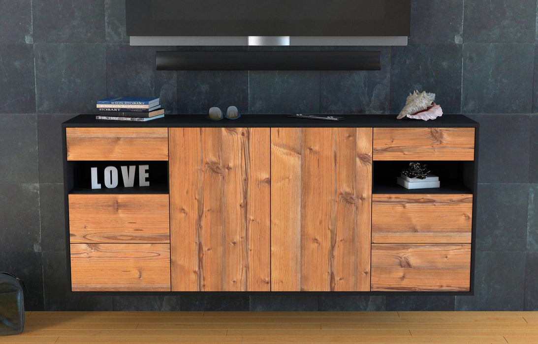 Sideboard Thornton, Pinie, hängend (180x79x35cm)