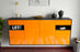 Sideboard Thornton, Orange, hängend (180x79x35cm)