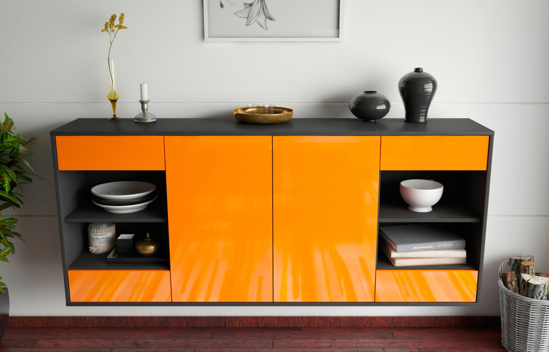 Sideboard Independence, Orange, hängend (180x79x35cm)