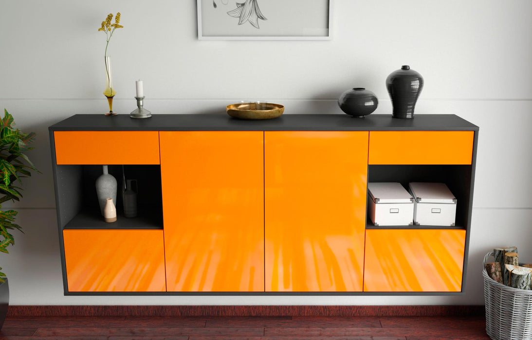 Sideboard Charleston, Orange, hängend (180x79x35cm)