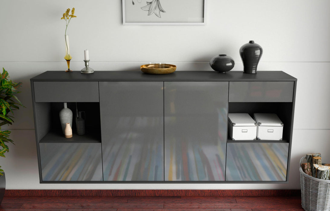 Sideboard Charleston, Grau, hängend (180x79x35cm)